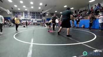 67 lbs Rr Rnd 4 - Lexton Manning, Bristow Elementary Wrestling Club vs Myla Dennis, OKC Saints Wrestling