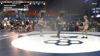 144 lbs Champ. Rd Of 64 - Hunter Kromrey, WI vs Rocco Ruiz, FL