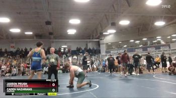 185 lbs Champ. Round 2 - Jaxson Peugh, Eagles Wrestling Club vs Caden Nazarians, Portage