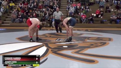 197 lbs Quarterfinal - Joseph King, Thiel College vs Connor Garren, Washington & Jefferson