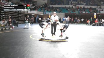 106 lbs Consi Of 8 #1 - Coleton Hamilton, Wando vs Ryan Kubinak, Lexington