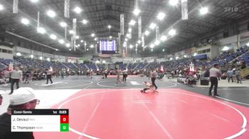 50 lbs Consolation - Jaxon Devaul, Pikes Peak Warriors vs Colt Thompson, Nebraska Elite WC