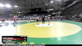 110 lbs Cons. Round 2 - Isaac Duron, Lake Stevens Wrestling Club vs Wyatt Reagan, Cherry Creek Wrestling Club