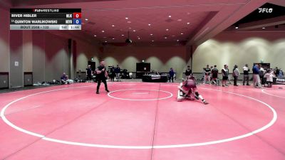 132 lbs Cons. Round 4 - River Hibler, New Jersey vs Quinton Warlikowski, New York