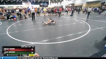 49 lbs Semifinal - John Reimer, WI vs Wiley Derby, MN