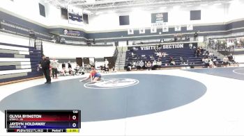 130 lbs Finals (2 Team) - Olivia Byington, Utah 2 vs Jaydyn Holdaway, Montana