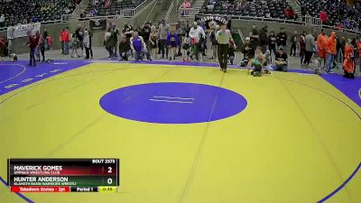 59 lbs Cons. Round 4 - Maverick Gomes, Umpqua Wrestling Club vs Hunter Anderson, Klamath Basin Warriors Wrestli