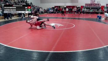 285 lbs Cons. Round 3 - Carter Nelson, LeSueur-Henderson vs Dylan Mertens, Redwood Valley