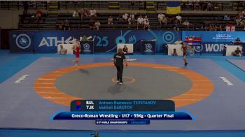 55 kg 1/4 Final - Antoan Tsvetanov, Bulgaria vs Makhdi Barotov, Tajikistan
