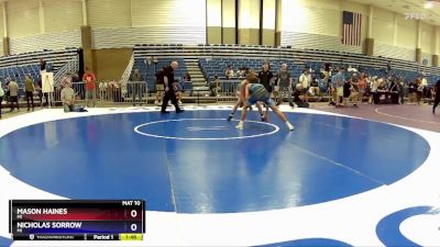 120 lbs Semifinal - Mason Haines, MI vs Nicholas Sorrow, MI