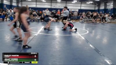 70-76 lbs Round 2 - Grant Morris, Hawk Wrestling Club vs Paisley Martin, Emmett