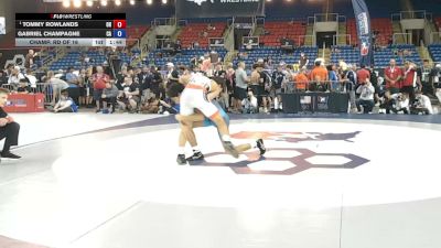 157 lbs Champ. Rd Of 16 - Tommy Rowlands, Ohio vs Gabriel Champagne, California
