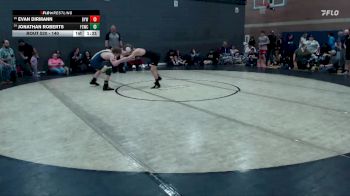 140 lbs Cons. Round 2 - Evan Dirmann, Boise Youth Wrestling vs Jonathan Roberts, Fighting Squirrels Wrestling Club