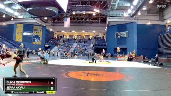 100 lbs Cons. Semi - Serra Akyali, Phillips Academy vs Olivia McCormick, Lakeland Regional