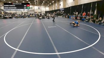 165 lbs Quarterfinals (8 Team) - Daren Vodicka, David City vs Aiden Crawford, Logan View