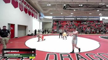 197 lbs Semifinal - Quincy Bonville, RIT vs Jonathan Bedoya, Jamestown Community College