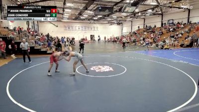 157 lbs Cons. Round 4 - Jessie Franklin, Wabash vs John Conover, Case Western Reserve