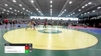 180 lbs Round Of 16 - Garrett Deuser, Indiana Outlaws Gold vs Ryder Hoffschneider, POWA