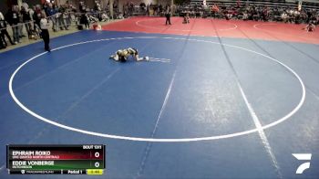 64 lbs Champ. Round 1 - Eddie VonBerge, Hutchinson vs Ephraim Roiko, UNC (United North Central)