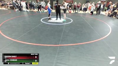 138 lbs Champ. Round 2 - Mason Daily, WA vs Jack Conrad, WA