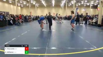 212 lbs 5th Place - Kylar Claycomb, Bedford vs Daniel Williams, Glendale