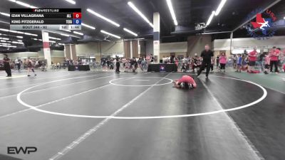 93 lbs Rr Rnd 4 - Izan Villagrana, All American Wrestling Club vs King Fitzgerald, Texasports Wrestling