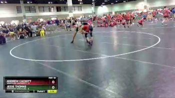 113 lbs Round 1 (6 Team) - Jesse Thomas, Hernando Wrestling vs Andrew Cackett, Wrestling University