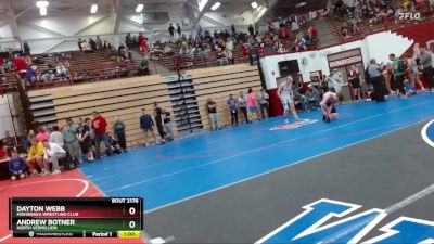 157 lbs Champ. Round 2 - Andrew Botner, North Vermillion vs Dayton Webb, Mishawaka Wrestling Club