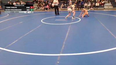 133 lbs Cons. Semi - Cody Phelps, Wyoming vs Jacob Strausbaugh, Mary