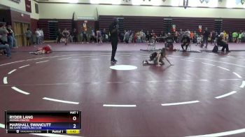 8U-1 lbs Rr1 - Marshall Swancutt, Big Game Wrestling Club vs Ryder Lang, Hudson Pirates