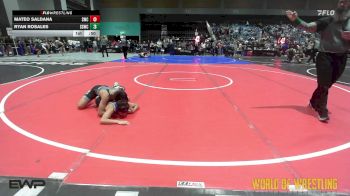 92 lbs Consi Of 8 #2 - Mateo Saldana, Sonoma Wrestling Club vs Ryan Rosales, Southwest Stallions WC