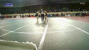 120 lbs Round Of 32 - Talyn Minney, Cushing vs McKinley Miller, Chandler Junior High