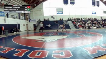 133 lbs Semifinal - Owen Caracciolo, St. Vincent College vs Deshonn Valentine, Thiel College