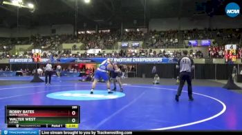 285 lbs Cons. Round 3 - Robby Bates, North Central vs Walter West, Luther