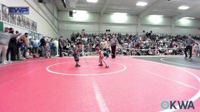 55 lbs Quarterfinal - Knox Branham, Vian Wrestling Club vs Omega Brown, Brushy Wrestling Club