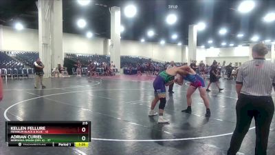 215 lbs Round 3 (6 Team) - Adrian Curiel, Nebraska Smash (Dev A) vs Kellen Fellure, Franklin Black & Blue