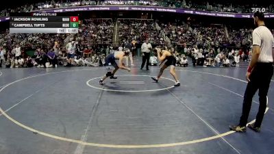 4A 150 lbs Quarterfinal - Jackson Rowling, William Amos Hough High School vs Campbell Tufts, Millbrook