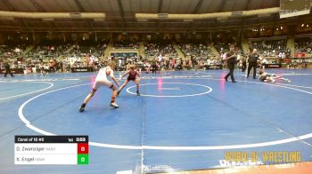 58 lbs Consi Of 16 #2 - Dake Zwanziger, Nashua Plainfield vs Xavier Engel, Hawks WC Lincoln, Ne