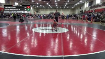 45 lbs Quarterfinal - Milo Kleespie, MAHACA vs Paxton McLaughlin, Heartland Wrestling Academy