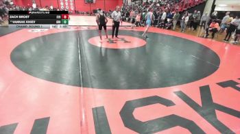 126 lbs Champ. Round 1 - Zach Brost, Chicago (ST. RITA) vs Vannak Khiev, Carol Stream (GLENBARD NORTH)