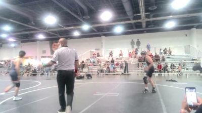 123 lbs Final - Preston Schreck, Lab Academy vs Luke Degroat, Dominate WC