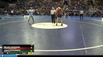 220 lbs Cons. Round 3 - Jonah Schuldheisz, Valley City vs Kellen Lafontaine, Grand Forks Red River