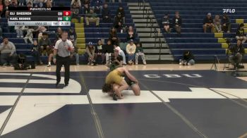 197 lbs Eli Sheeren, California Baptist vs Kael Bennie, Utah Valley