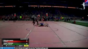 D2-145 lbs Quarterfinal - Timmy Simons, Gibraltar Carlson vs Trevor Swiss, Petoskey