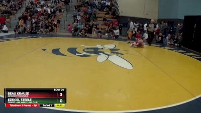 55 lbs Quarterfinal - Ezekiel Steele, Forest Lake Wrestling Club vs Beau Krause, Kingdom Wrestling