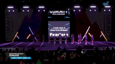 Cheer Force Wolfpack - Fearless [2025 L1 Youth - Small - B Day 2] 2025 The Youth Summit