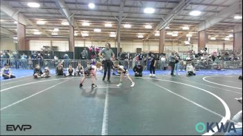 46 lbs Quarterfinal - Aiden Bosques, Aztec Grappling Academy vs Bo Cerny, Marlow Outlaws