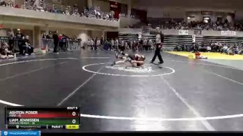 115 lbs Semis & 1st Wrestleback (8 Team) - Liam Jennissen, Staples-Motley vs Ashton Poser, Pierz