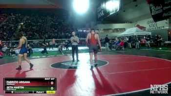 5A 170 lbs Quarterfinal - Fabrizio Argana, Meridian vs Seth Martin, Post Falls