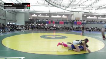 114 lbs Round Of 16 - Josie Page, Ellis Tech vs Selena Batres, Jonathan Law
